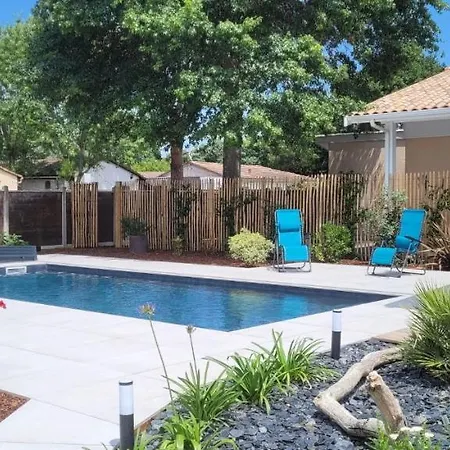 Lesoyats33 - Maisonnette Avec Acces Piscine Hébergement de vacances