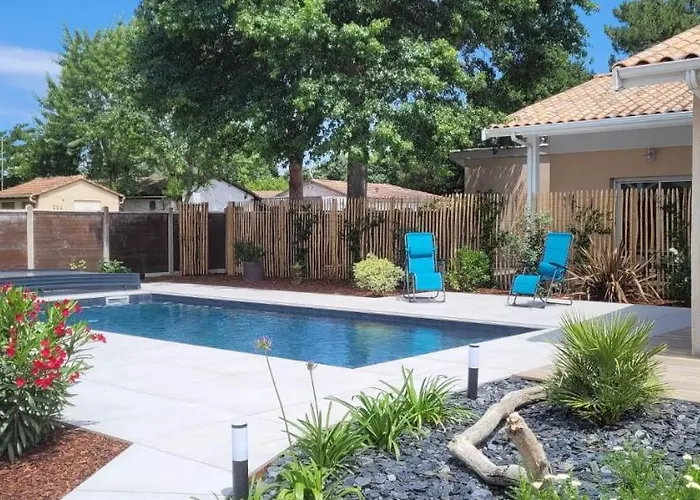 Lesoyats33 - Maisonnette Avec Acces Piscine Feriehus