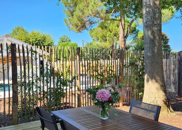 Feriehus Lesoyats33 - Maisonnette Avec Acces Piscine